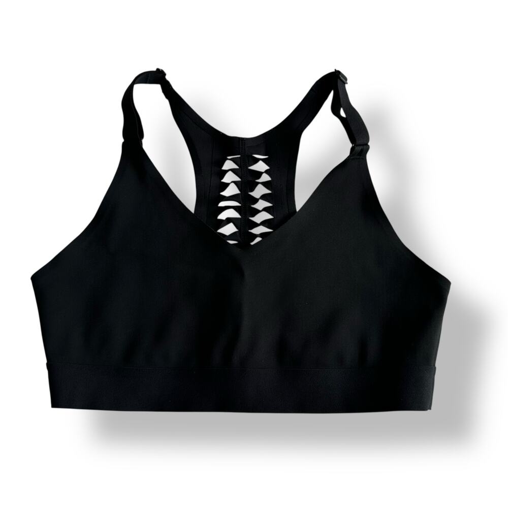 Victoria Sport‎ Black Strappy Racerback Sports Bra Medium